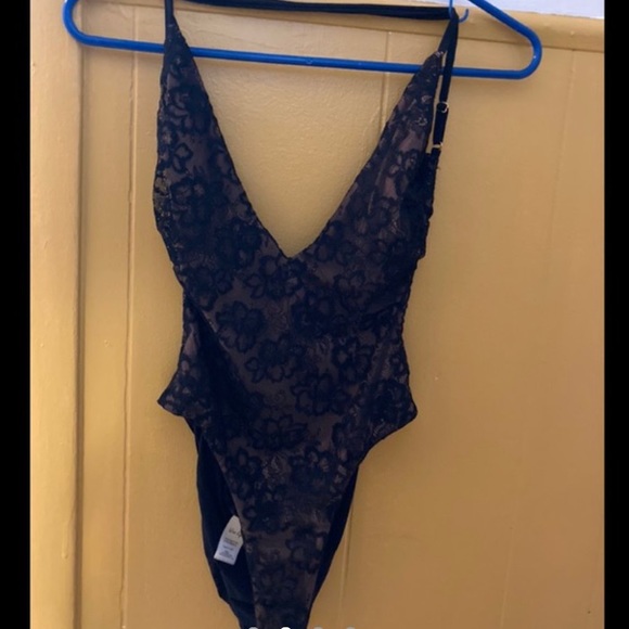 Urban Outfitters Blue Life One Piece Lace Swimsuit - Picture 2 of 3